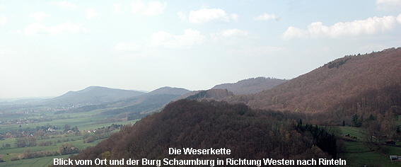 Weserkette - Richtung Westen